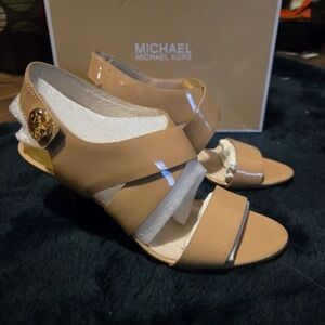 Michael Kors Tan Strappy Heels
